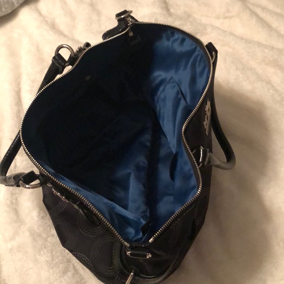 Coach handbag - black with monochromatic C logo - Picture 7 of 8